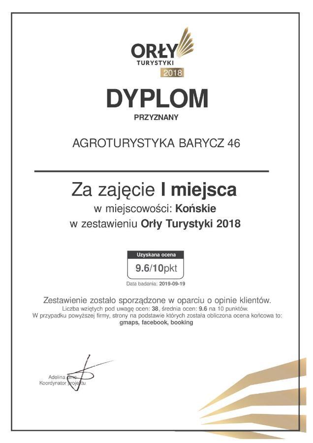 Agroturystyka Barycz 46 Konskie المظهر الخارجي الصورة